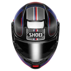 Kask szczękowy SHOEI NEOTEC 3 SHARPEN TC-10 czarny czerwony niebieski