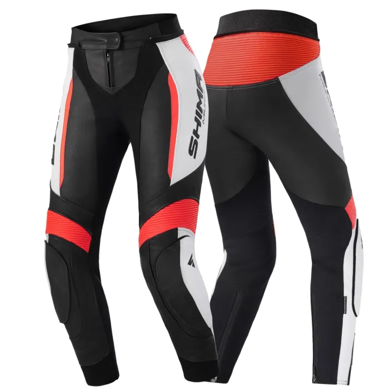 Kombinezon dwuczęściowy damski SHIMA MIURA 2.0 RED FLUO czarny biały czerwony fluo