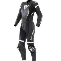 Kombinezon dwuczęściowy damski DAINESE FULMINEA BLACK/WHITE czarny biały