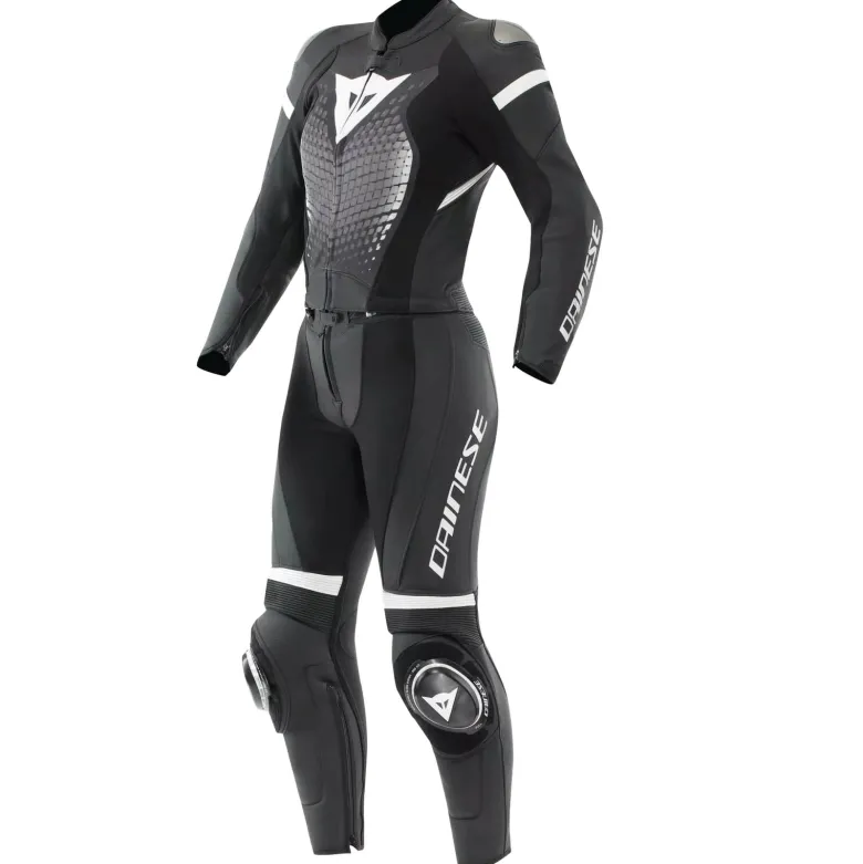 Kombinezon dwuczęściowy damski DAINESE FULMINEA BLACK/WHITE czarny biały