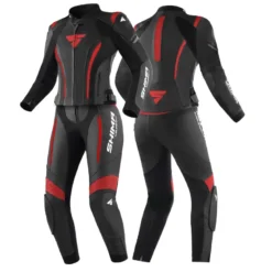 Kombinezon dwuczęściowy damski SHIMA MIURA 2.0 BLACK/RED czarny czerwony biały