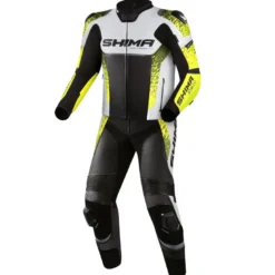 Kombinezon dwuczęściowy SHIMA STR 2.0 FLUO czarny żółty fluo biały