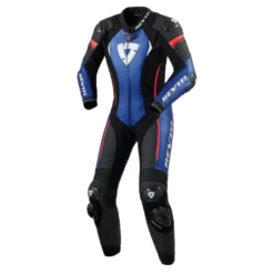 Kombinezon jednoczęściowy damski REVIT XENA 4 LADY BLACK/BLUE czarny niebieski czerwony