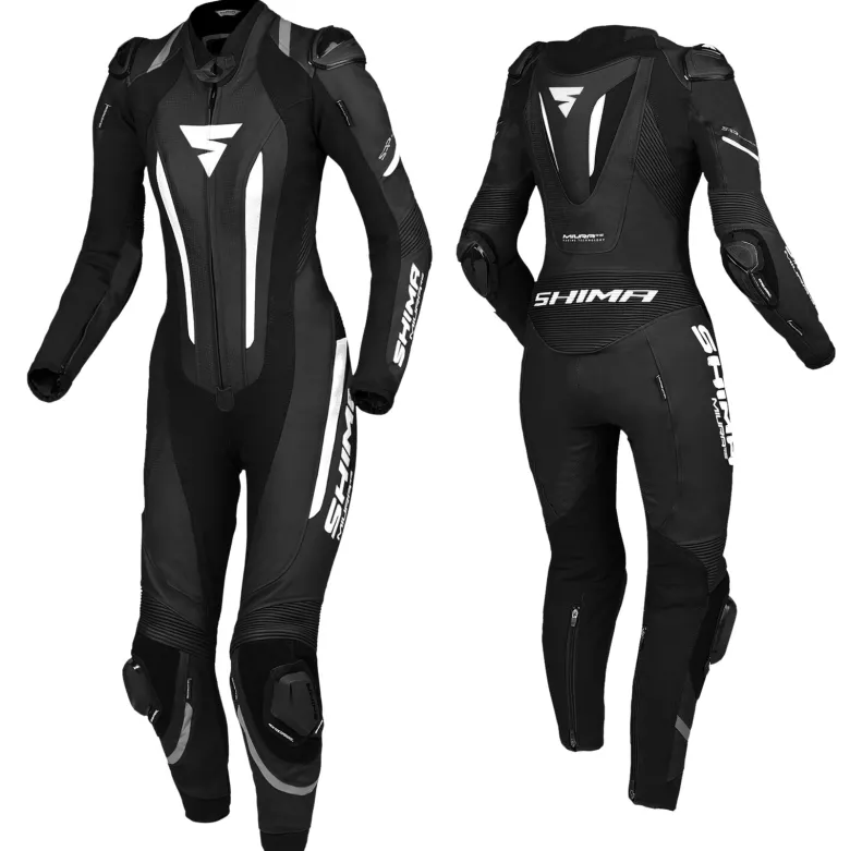 Kombinezon jednoczęściowy damski SHIMA MIURA RS BLACK/WHITE czarny biały