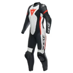 Kombinezon jednoczęściowy damski DAINESE GROBNIK PERFORATED LADY BLACK/WHITE/RED czarny biały czerwony