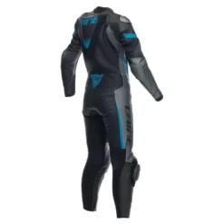 Kombinezon jednoczęściowy damski DAINESE GROBNIK PERFORATED LADY BLACK/ANTHRACITE/TEAL czarny szary niebieski