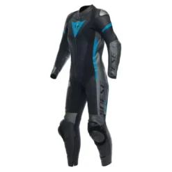 Kombinezon jednoczęściowy damski DAINESE GROBNIK PERFORATED LADY BLACK/ANTHRACITE/TEAL czarny szary niebieski