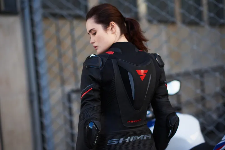 Kombinezon jednoczęściowy damski SHIMA MIURA RS BLACK/RED czarny czerwony