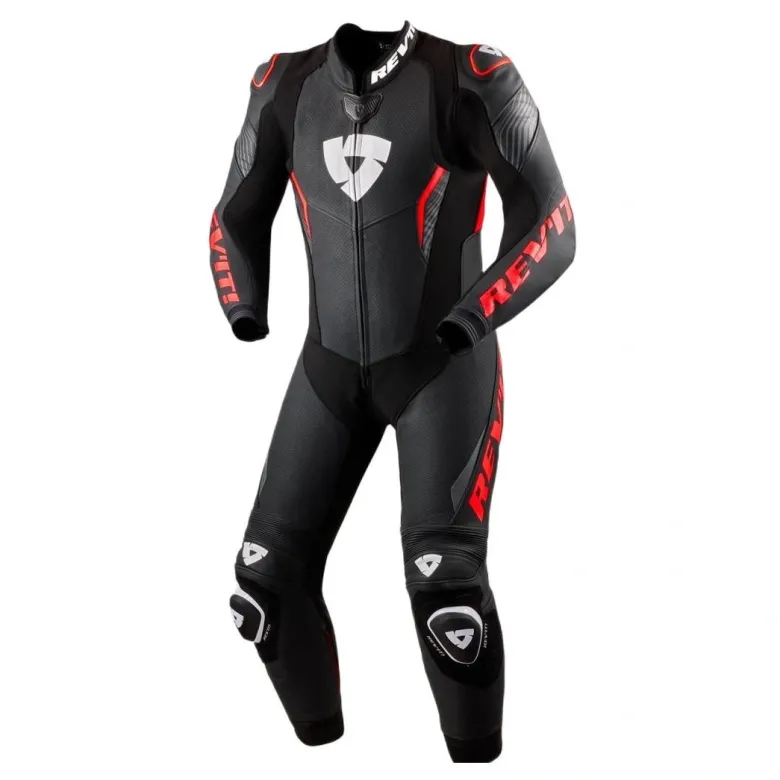 Kombinezon jednoczęściowy REVIT ARGON 3 BLACK/NEON RED czarny czerwony fluo