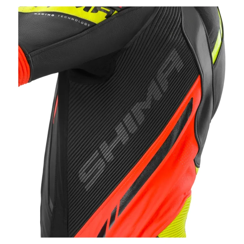 Kombinezon jednoczęściowy SHIMA HYPER RS FLUO czarny czerwony fluo żółty fluo szary