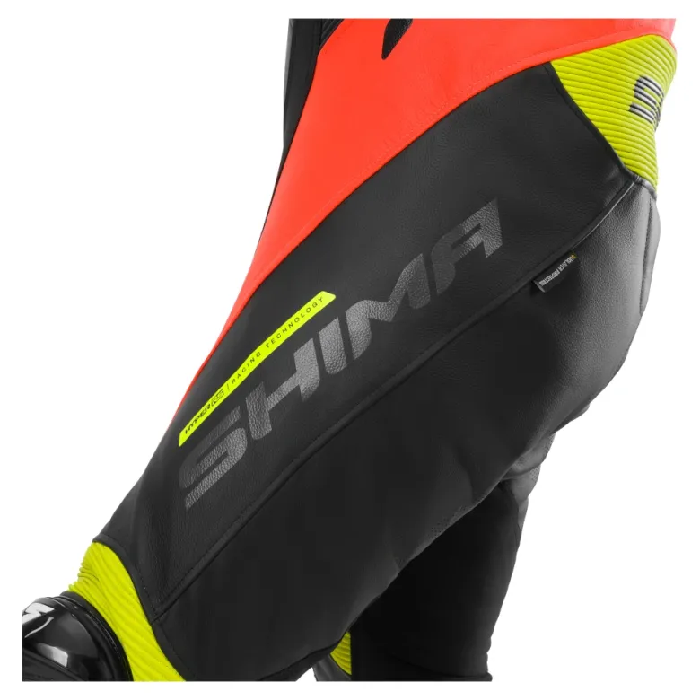 Kombinezon jednoczęściowy SHIMA HYPER RS FLUO czarny czerwony fluo żółty fluo szary