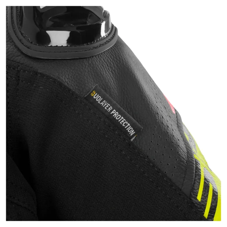 Kombinezon jednoczęściowy SHIMA HYPER RS FLUO czarny czerwony fluo żółty fluo szary