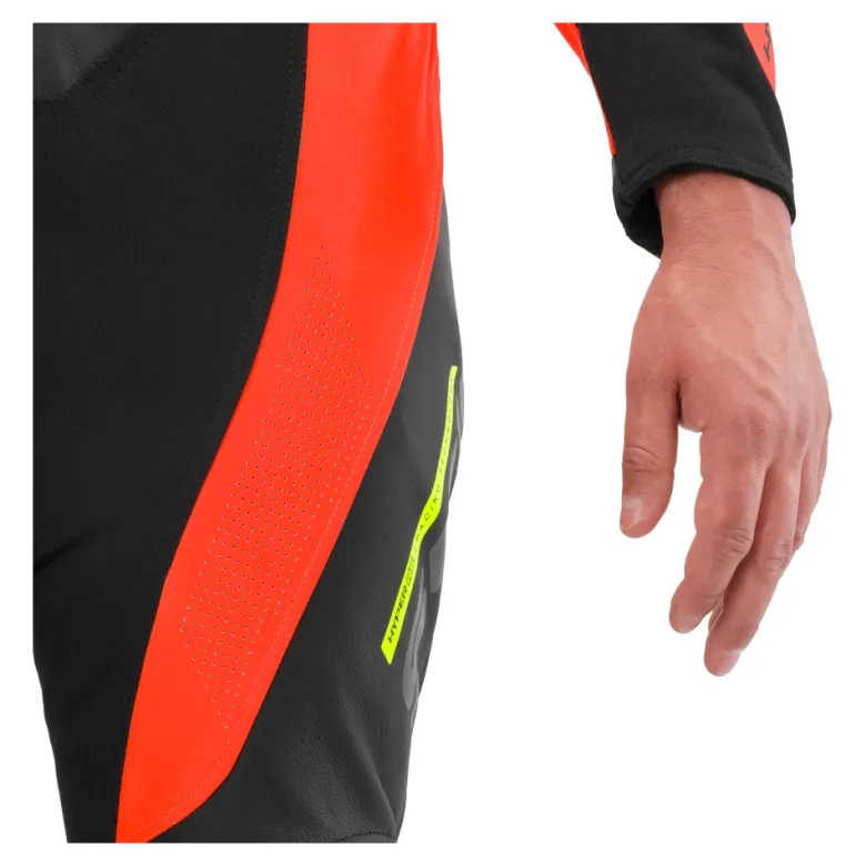 Kombinezon jednoczęściowy SHIMA HYPER RS FLUO czarny czerwony fluo żółty fluo szary