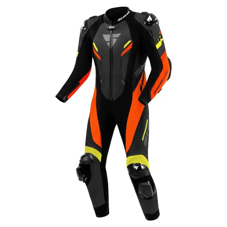 Kombinezon jednoczęściowy SHIMA HYPER RS FLUO czarny czerwony fluo żółty fluo szary