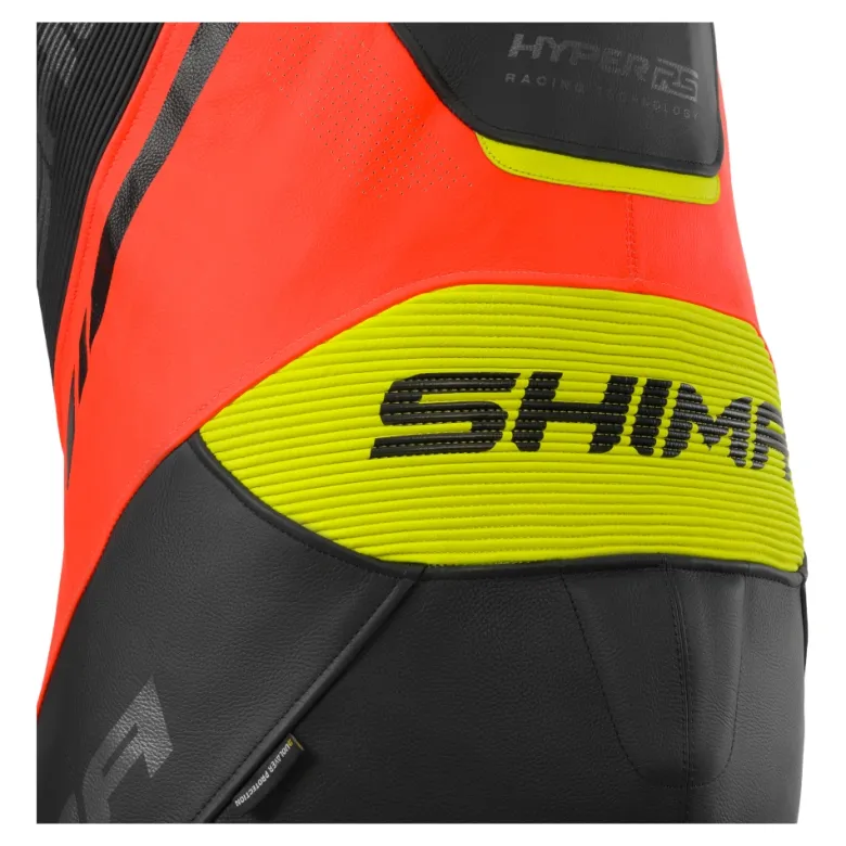 Kombinezon jednoczęściowy SHIMA HYPER RS FLUO czarny czerwony fluo żółty fluo szary