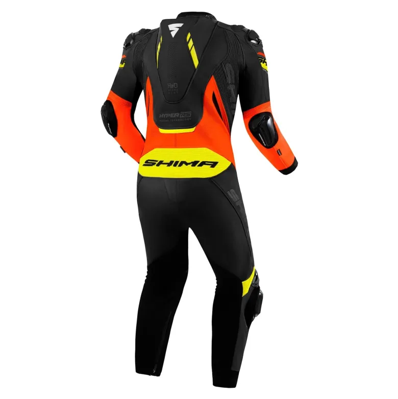 Kombinezon jednoczęściowy SHIMA HYPER RS FLUO czarny czerwony fluo żółty fluo szary