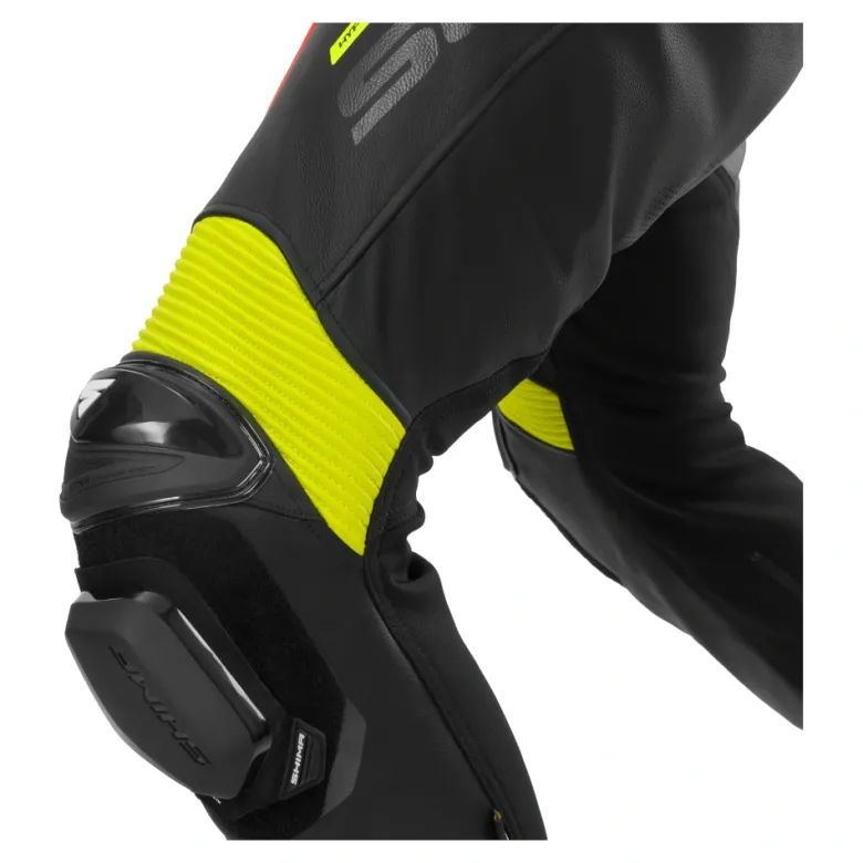 Kombinezon jednoczęściowy SHIMA HYPER RS FLUO czarny czerwony fluo żółty fluo szary