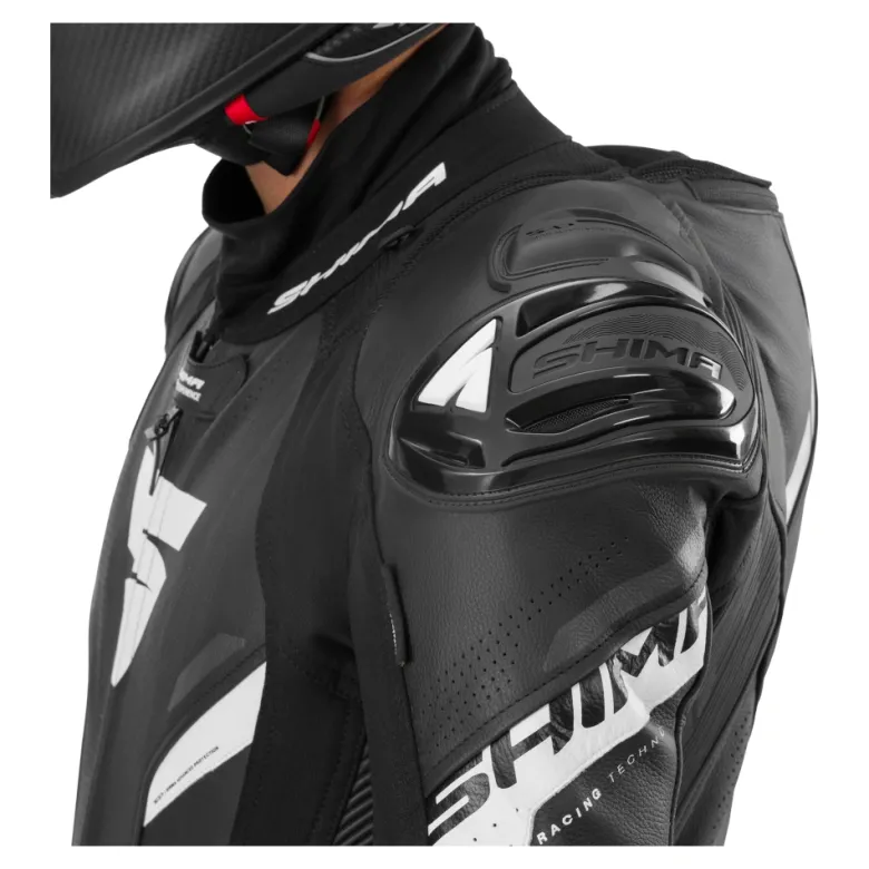 Kombinezon jednoczęściowy SHIMA HYPER RS BLACK/WHITE czarny biały