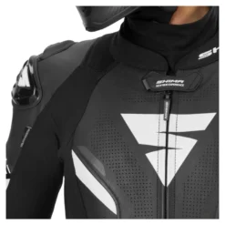 Kombinezon jednoczęściowy SHIMA HYPER RS BLACK/WHITE czarny biały