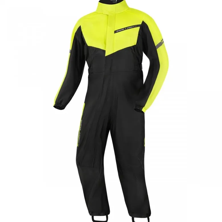 Kombinezon przeciwdeszczowy SHIMA HYDRODRY 2.0 BLACK/FLUO czarny żółty fluo