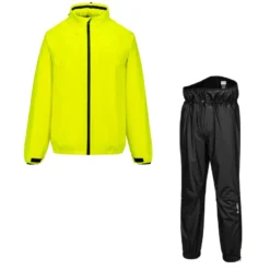 Kombinezon przeciwdeszczowy RAPID K-OUT 3 AIR FLUO/BLACK żółty fluo czarny