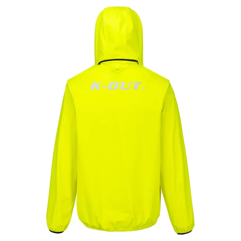 Kombinezon przeciwdeszczowy RAPID K-OUT 3 AIR FLUO/BLACK żółty fluo czarny
