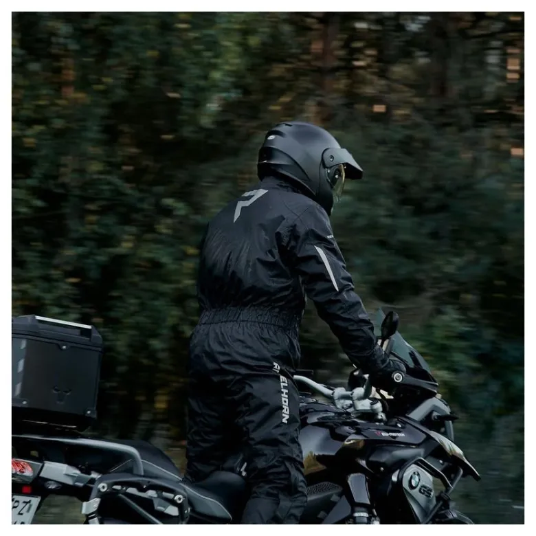 Kombinezon przeciwdeszczowy REBELHORN TRAVEL BLACK czarny