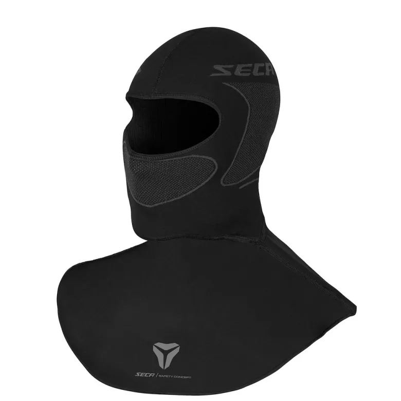Kominiarka termoaktywna damska SECA BANDIT II WINDSTOP LADY BLACK czarny