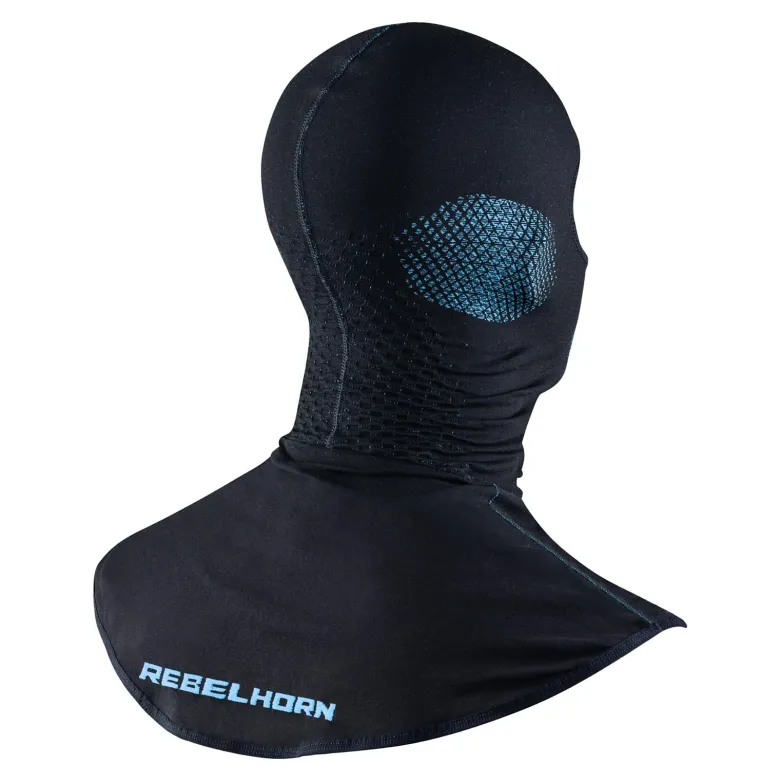 Kominiarka termoaktywna REBELHORN THERM II BLACK/BLUE czarny niebieski