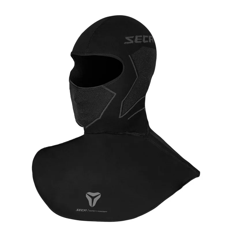 Kominiarka termoaktywna SECA BANDIT II WINDSTOP BLACK czarny