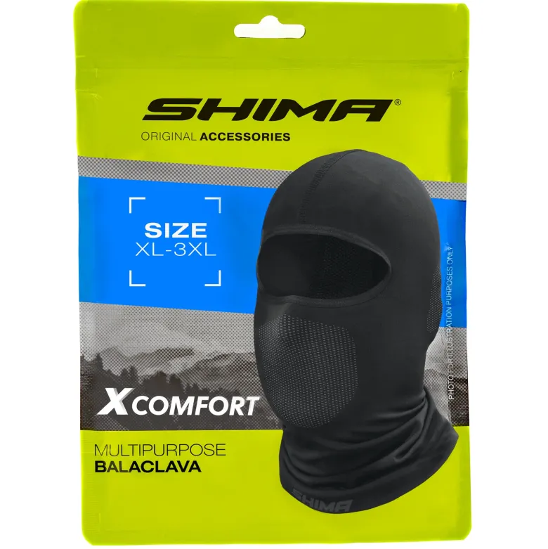Kominiarka termoaktywna SHIMA X-COMFORT BLACK czarny