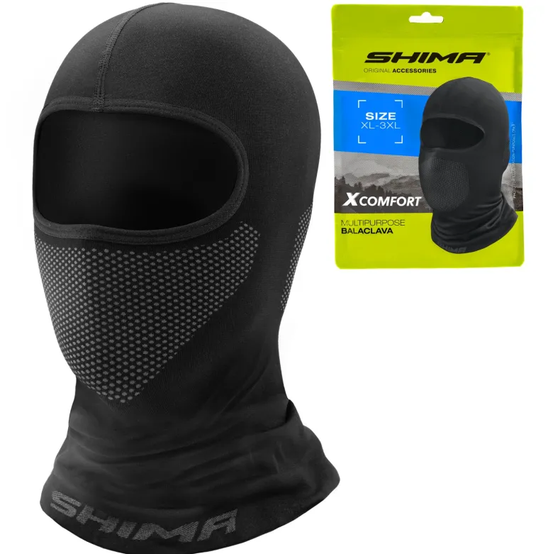 Kominiarka termoaktywna SHIMA X-COMFORT BLACK czarny