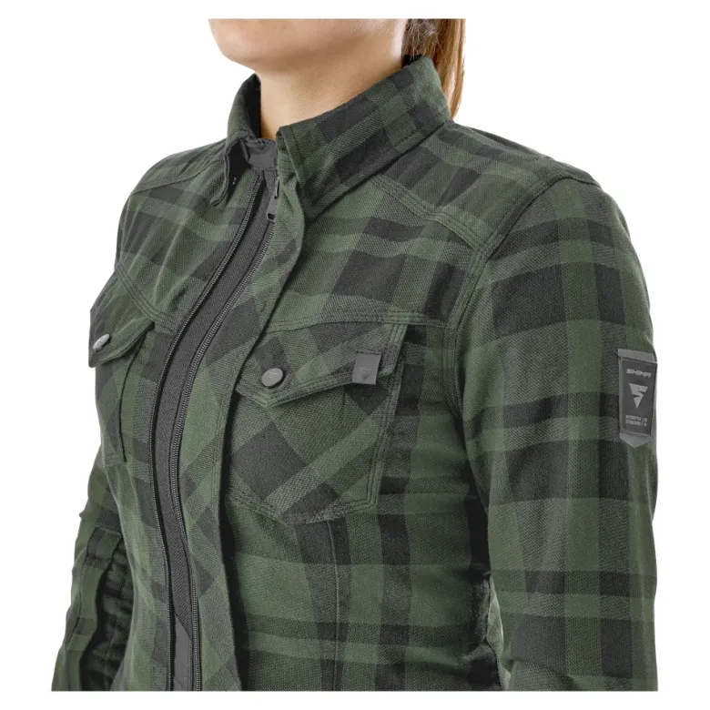 Koszula motocyklowa damska SHIMA RENEGADE LADY 2 GREEN zielony