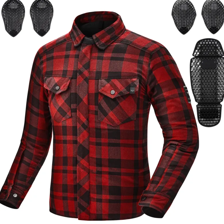 Koszula motocyklowa SHIMA RENEGADE MEN 2 RED czerwony