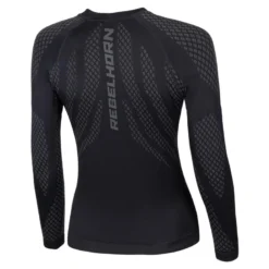 Koszulka termoaktywna damska REBELHORN ACTIVE II LADY BLACK/GREY czarny szary