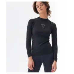 Koszulka termoaktywna damska REBELHORN FREEZE II LADY BLACK czarny