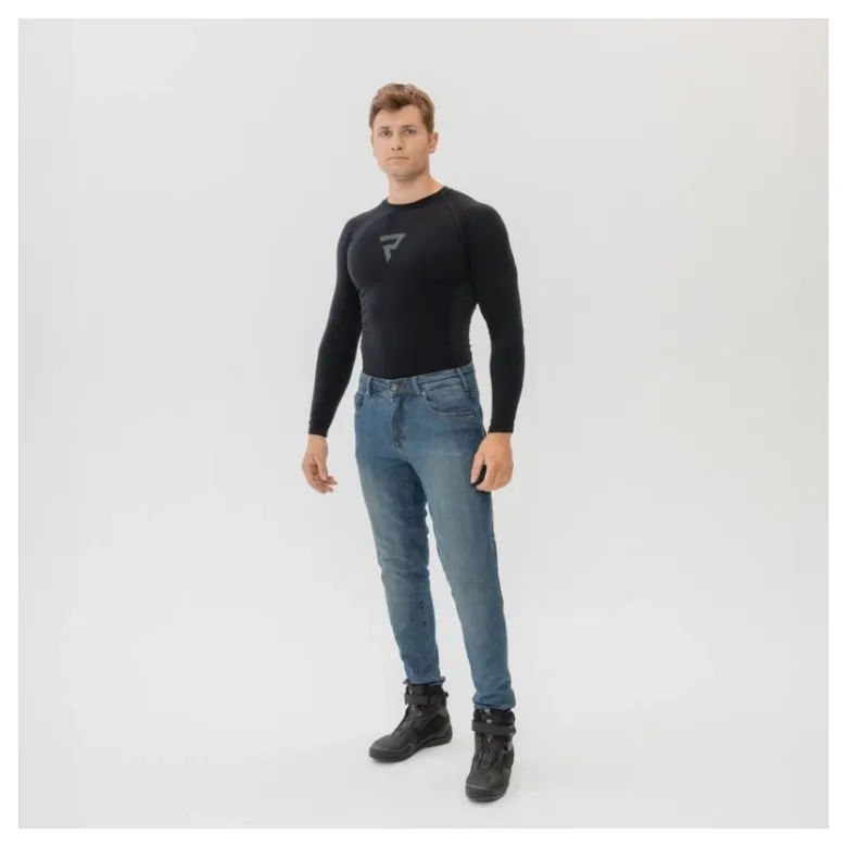 Koszulka termoaktywna REBELHORN FREEZE II BLACK czarny
