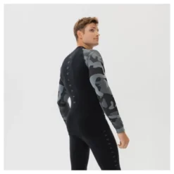 Koszulka termoaktywna REBELHORN FREEZE II CAMO czarny szary