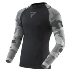 Koszulka termoaktywna REBELHORN FREEZE II CAMO czarny szary
