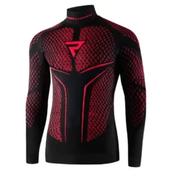 Koszulka termoaktywna REBELHORN THERM II BLACK/RED czarny czerwony