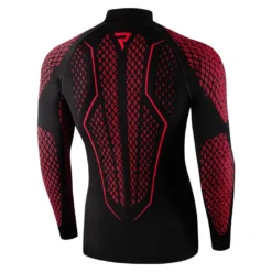 Koszulka termoaktywna REBELHORN THERM II BLACK/RED czarny czerwony