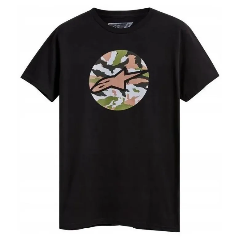 Koszulka T-shirt ALPINESTARS CAMO DISK BLACK czarny