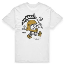 Koszulka T-shirt BROGER RACER WHITE biały