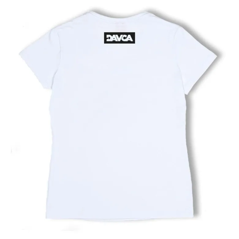 Koszulka T-shirt damski DAVCA REST IN PEACE biały