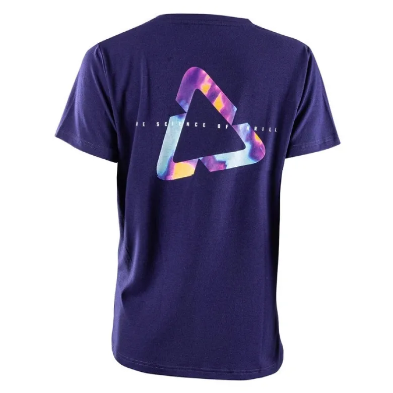 Koszulka T-shirt damski LEATT CORE GALAXY BLUE niebieski