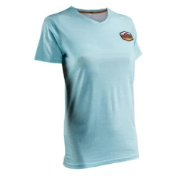 Koszulka T-shirt damski LEATT PREMIUM LADY TEAL niebieski