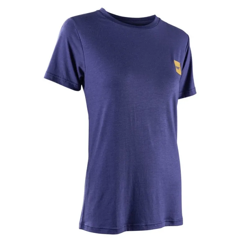 Koszulka T-shirt damski LEATT TECH COSMIC BLUE niebieski
