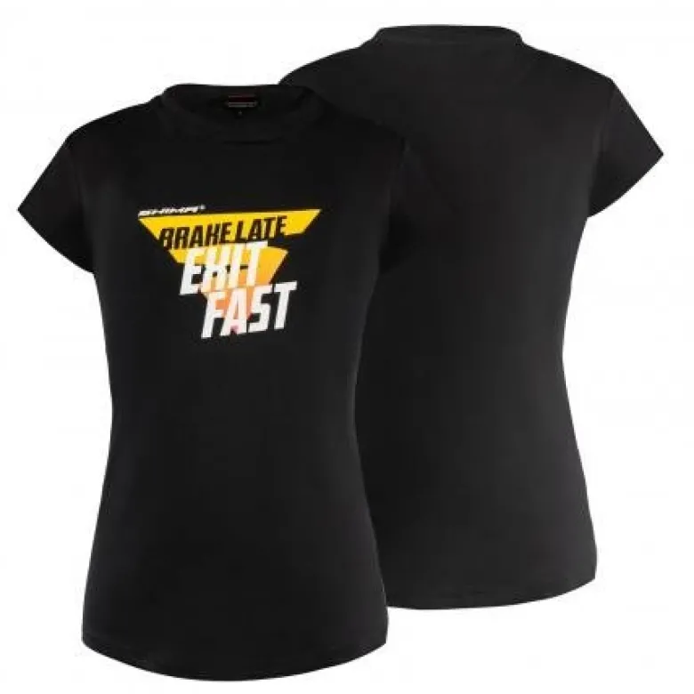 Koszulka T-shirt damski SHIMA FASTER LADY BLACK czarny