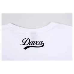 Koszulka T-shirt DAVCA CARDS WHITE biały beżowy zielony