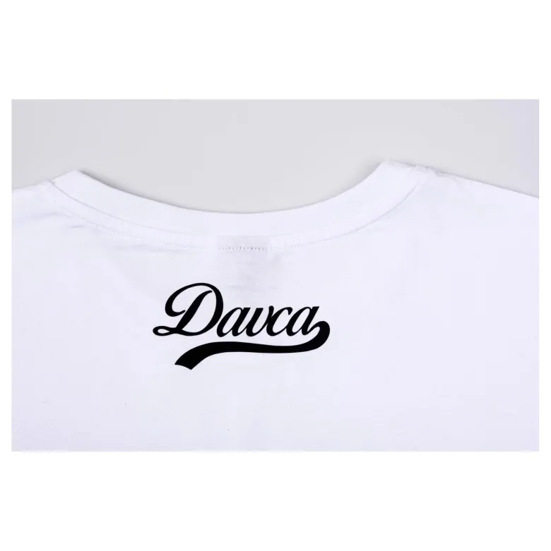 Koszulka T-shirt DAVCA CARDS WHITE biały beżowy zielony